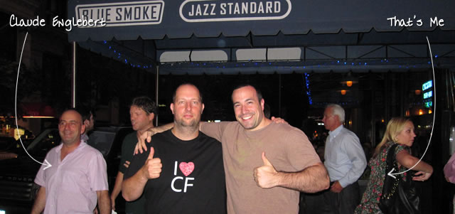 Ben Nadel at Blue Smoke (New York City, NY) with: Claude Englebert