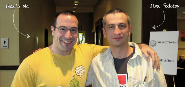 Ben Nadel at cf.Objective() 2010 (Minneapolis, MN) with: Ilya Fedotov