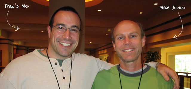Ben Nadel at the jQuery Conference 2010 (Boston, MA) with: Mike Alsup
