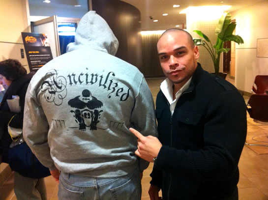 UNCIVILIZED Brand Clothing By Mario Valero. Deadlifter With Massive Weight.