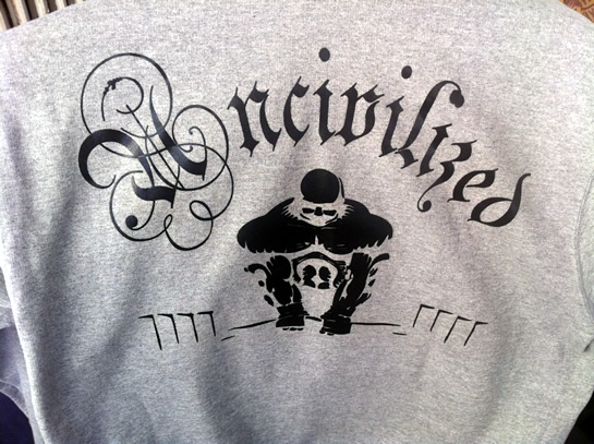 UNCIVILIZED Brand Clothing By Mario Valero. The Most Badass UNCIVLIZED Design Yet!