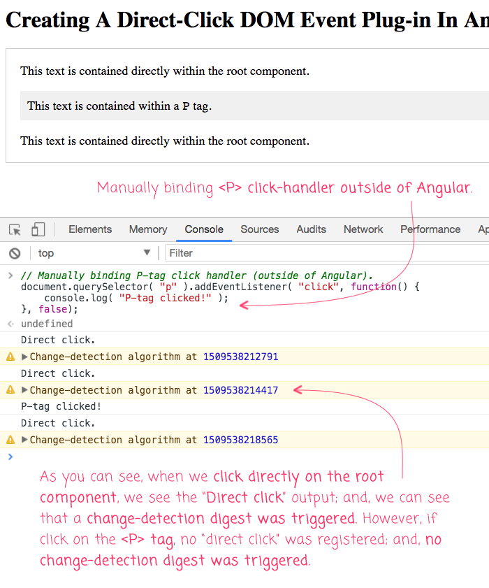 Creating A DirectClick DOM Event Plugin In Angular 4.4.6 LaptrinhX